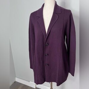 J. Jill spiced wine knit cardigan